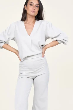 Cheap D-ETOILES CASIOPE Lurex Tricot Top Giorno | Natural... | | Little Soho