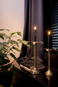 Shop Little Soho Living Luxurious Candle Holder Palm Tree - Large | Gold... | | Little Soho