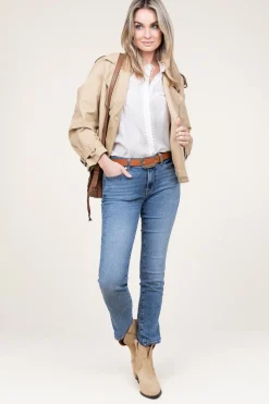 Cheap Copenhagen Muse Lyocell Blouse With Lace Molly | Natural... | | Little Soho