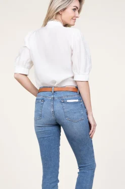 Cheap Copenhagen Muse Lyocell Blouse With Lace Molly | Natural... | | Little Soho