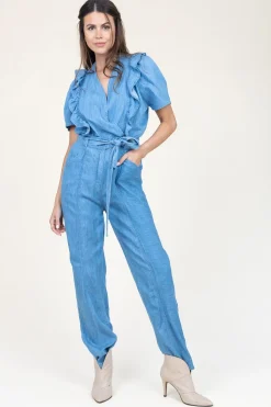 Best Sale Louizon Lyocell Jumpsuit Pleniere | Blue... | | Little Soho