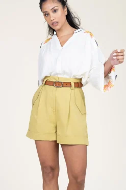 Discount Suncoo Lyocell Short Bianca | Camel... | | Little Soho