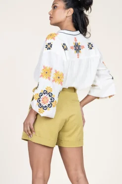 Discount Suncoo Lyocell Short Bianca | Camel... | | Little Soho