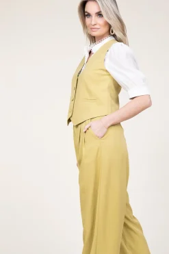 Best Suncoo Lyocell Waistcoat Gina | Green... | | Little Soho