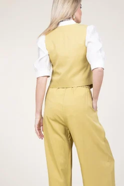 Best Suncoo Lyocell Waistcoat Gina | Green... | | Little Soho