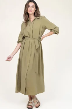 Flash Sale ba&sh Maxi Dress Lara | Green... | | Little Soho