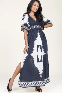 Cheap Scarlett Poppies Maxi Dress Shade Of Light | Black... | | Little Soho