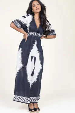 Cheap Scarlett Poppies Maxi Dress Shade Of Light | Black... | | Little Soho