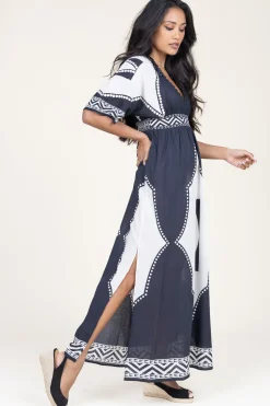 Cheap Scarlett Poppies Maxi Dress Shade Of Light | Black... | | Little Soho