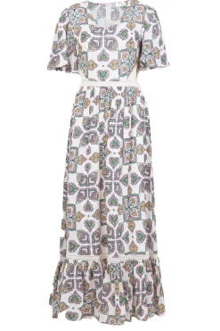 New Louizon Maxi Dress With Cut-Outs Menina | Natural... | | Little Soho