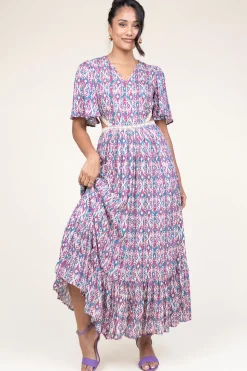 Online Louizon Maxi Dress With Cut-Outs Vermeil | Pink... | | Little Soho