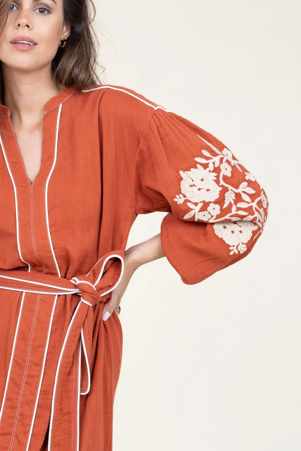 Cheap Stella Forest Maxi Dress With Embroidery Garbriella | Red... | | Little Soho