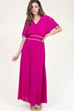 Cheap Dante 6 Maxi Dress With Embroidery Imperia | Pink... | | Little Soho