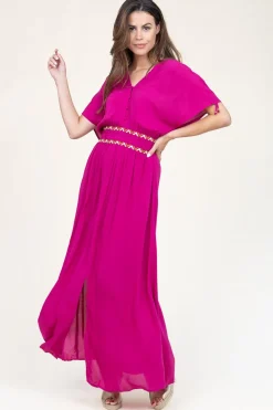 Cheap Dante 6 Maxi Dress With Embroidery Imperia | Pink... | | Little Soho