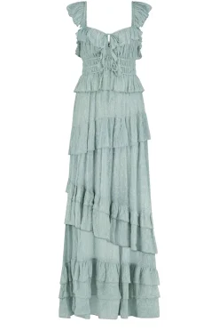 Shop Ibana Maxi Dress With Lurex Danessa | Blue... | | Little Soho