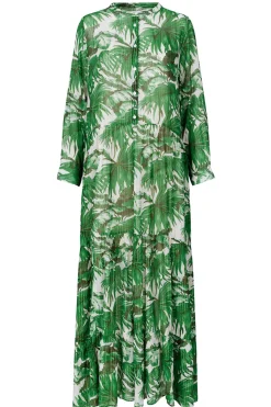 New Lollys Laundry Maxi Dress With Lurex Nee | Green... | | Little Soho
