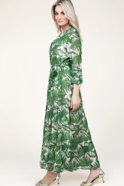 New Lollys Laundry Maxi Dress With Lurex Nee | Green... | | Little Soho