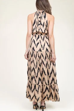 Sale Aaiko Maxi Dress With Print Charissa | Natural... | | Little Soho