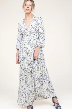 Best Sale Liu Jo Maxi Dress With Print Marausa | Natural... | | Little Soho