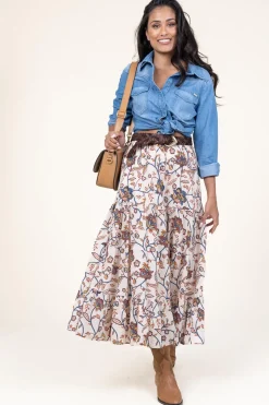 Cheap Stella Forest Maxi Skirt With Print Marla | Natural... | | Little Soho