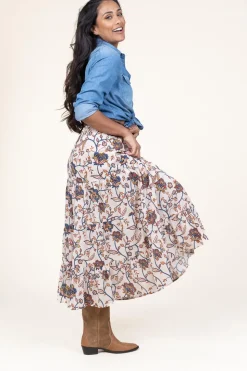 Cheap Stella Forest Maxi Skirt With Print Marla | Natural... | | Little Soho