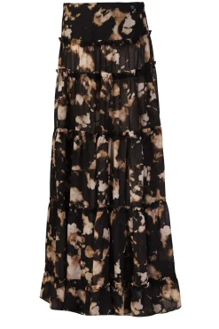 Fashion Liu Jo Maxi Skirt With Print Santacroce | Black... | | Little Soho