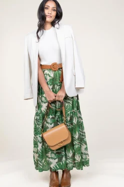 Sale Lollys Laundry Maxi Skirt With Print Sunset | Green... | | Little Soho