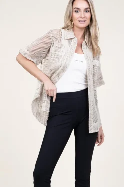 Cheap Copenhagen Muse Mesh Blouse Nina | Natural... | | Little Soho