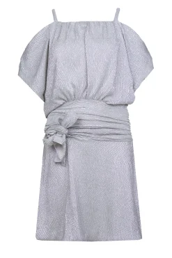 Hot IRO Metallic Dress Siranne | Silver... | | Little Soho