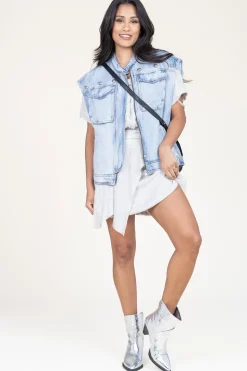 Hot IRO Metallic Dress Siranne | Silver... | | Little Soho