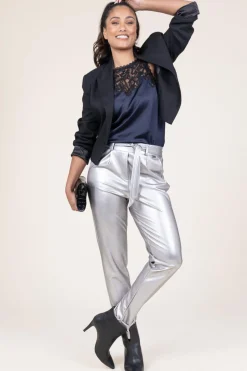 Online D-ETOILES CASIOPE Metallic Pants Fantasy | Silver... | | Little Soho