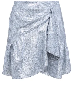 Online IRO Metallic Skirt Imane | Silver... | | Little Soho