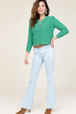 Cheap Lois Jeans Mid Waist Flared Jeans Raval L32 | Blue... | | Little Soho