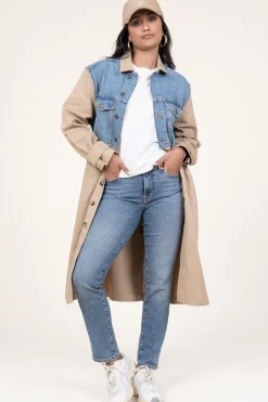 Hot 7 For All Mankind Mid Waist Skinny Jeans Roxanne | Blue... | | Little Soho