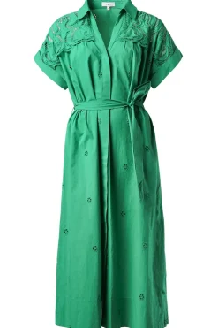 Discount Suncoo Midi Dress With Embroidery Details Coco | Green... | | Little Soho