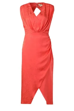 New Suncoo Midi Dress With Print Chona | Orange... | | Little Soho