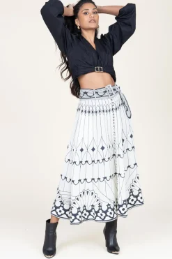 Outlet Scarlett Poppies Midi Skirt Paula | Natural... | | Little Soho