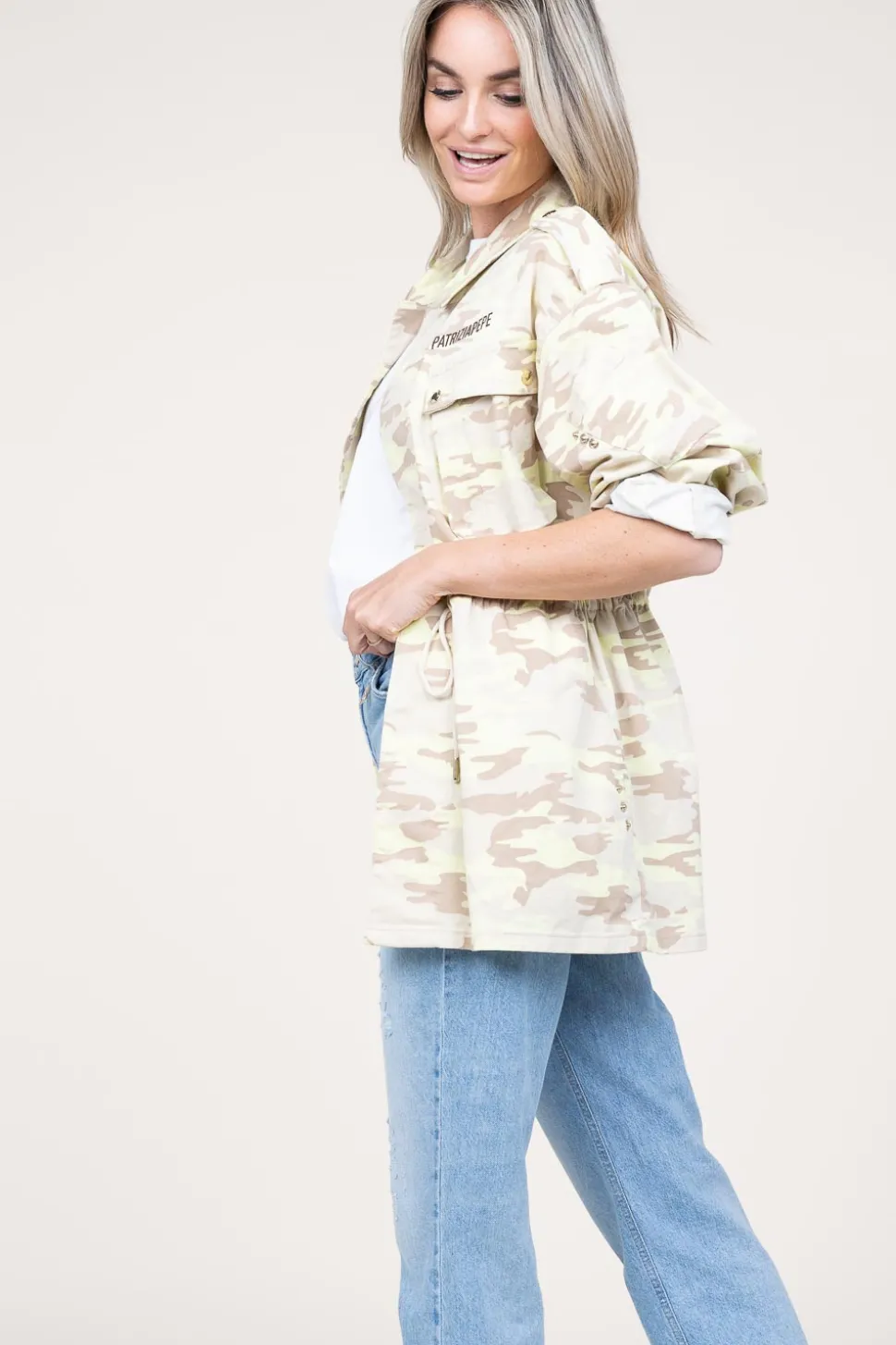 Discount Patrizia Pepe Military Jacket Jill | Green... | | Little Soho