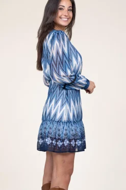 Flash Sale Liu Jo Mini Dress With Ethnic Print Sunshine | Blue... | | Little Soho