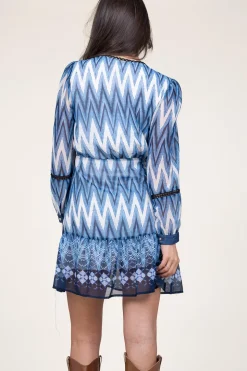 Flash Sale Liu Jo Mini Dress With Ethnic Print Sunshine | Blue... | | Little Soho