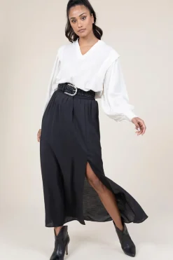 Best Dante 6 Modal Blend Maxi Skirt Reverie | Black... | | Little Soho