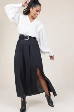 Best Dante 6 Modal Blend Maxi Skirt Reverie | Black... | | Little Soho