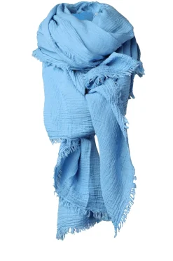 Best Bianca van Leur Shawls Muslin Xl-Shawl Mila | Blue... | | Little Soho