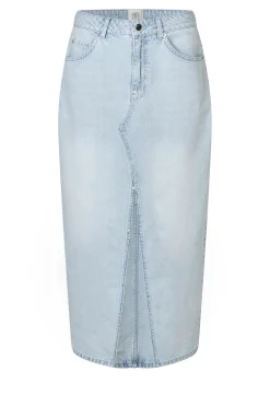 Best Sale Second Female Non-Stretch Denim Skirt Fira | Silver... | | Little Soho