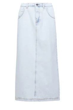 Sale American Vintage Non-Stretch Denim Skirt Joybird | Blue... | | Little Soho