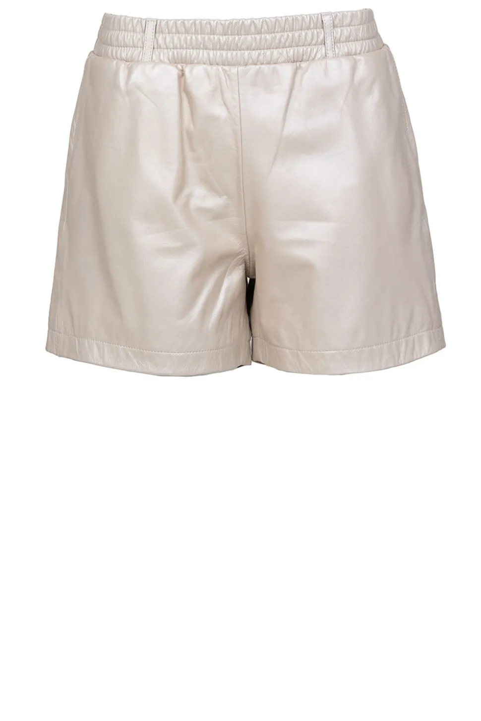 Cheap STUDIO AR Non-Stretch Leather Short Rosa | Natural... | | Little Soho