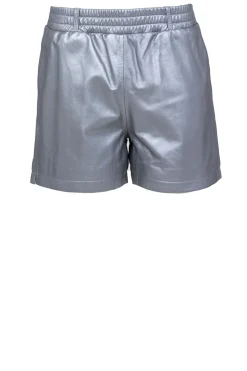Hot STUDIO AR Non-Stretch Leather Short Rosa | Silver... | | Little Soho