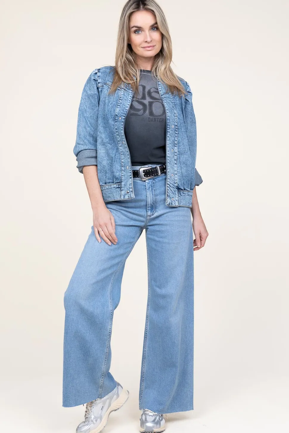 Flash Sale Co'Couture Non-Stretch Wide Leg Denim Jeans Fame | Blue... | | Little Soho