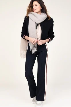 Shop ba&sh Old School Tracksuit Trousers Soda | Black... | | Little Soho