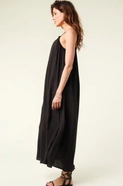 Hot Dante 6 One-Shoulder Maxi Dress | Black... | | Little Soho